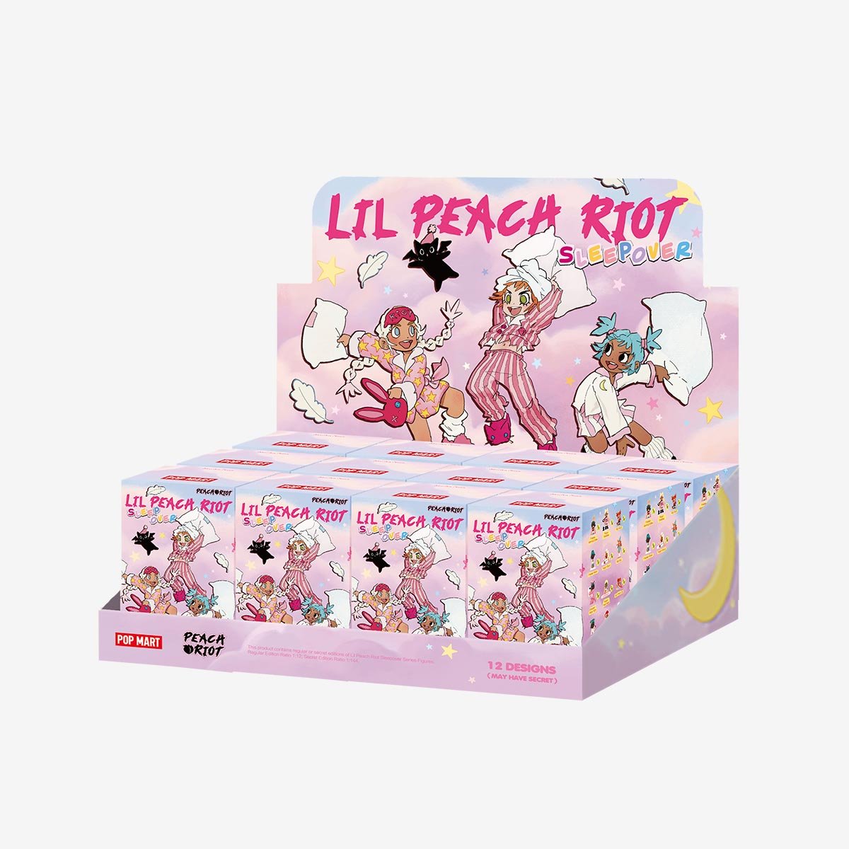 POP MART Lil Peach Riot Sleepover Series Blind Box Figure - DelsBricks Toys & CollectiblesCollectible FiguresDelsBricks Toys & CollectiblesSuper Anime Store