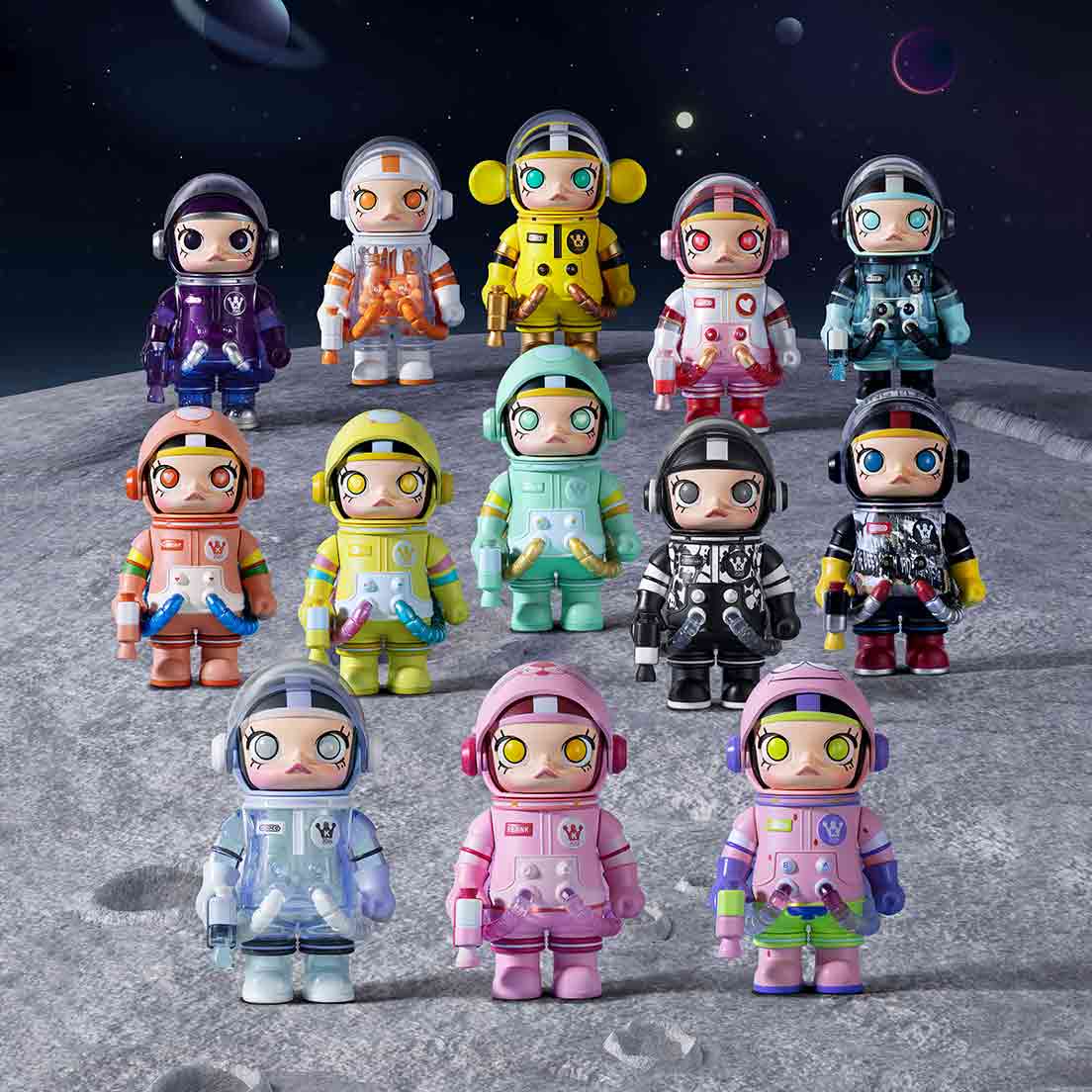 POP Mart MEGA SPACE MOLLY 100% Series 2 - B (1 Blind Box) - DelsBricks Toys & CollectiblesFigureDelsBricks Toys & CollectiblesSuper Anime Store