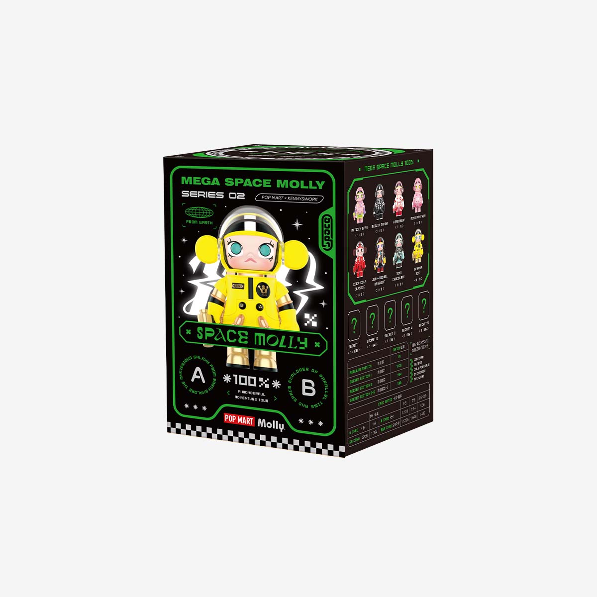 POP Mart MEGA SPACE MOLLY 100% Series 2 - B (1 Blind Box) - DelsBricks Toys & CollectiblesFigureDelsBricks Toys & CollectiblesSuper Anime Store