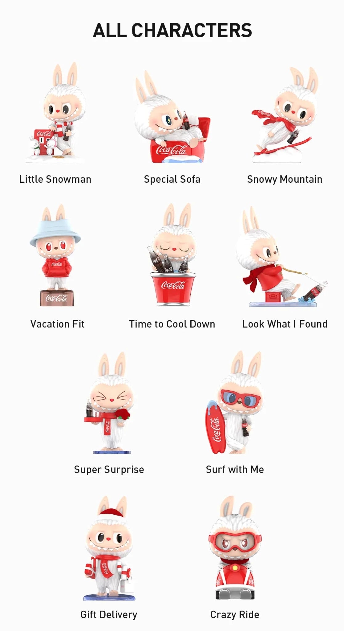 POP MART: THE MONSTERS Coca - Cola Series Figures - 1 Blind Box - DelsBricks Toys & CollectiblesBlind Box FigureDelsBricks Toys & CollectiblesShumi Toys & Gifts