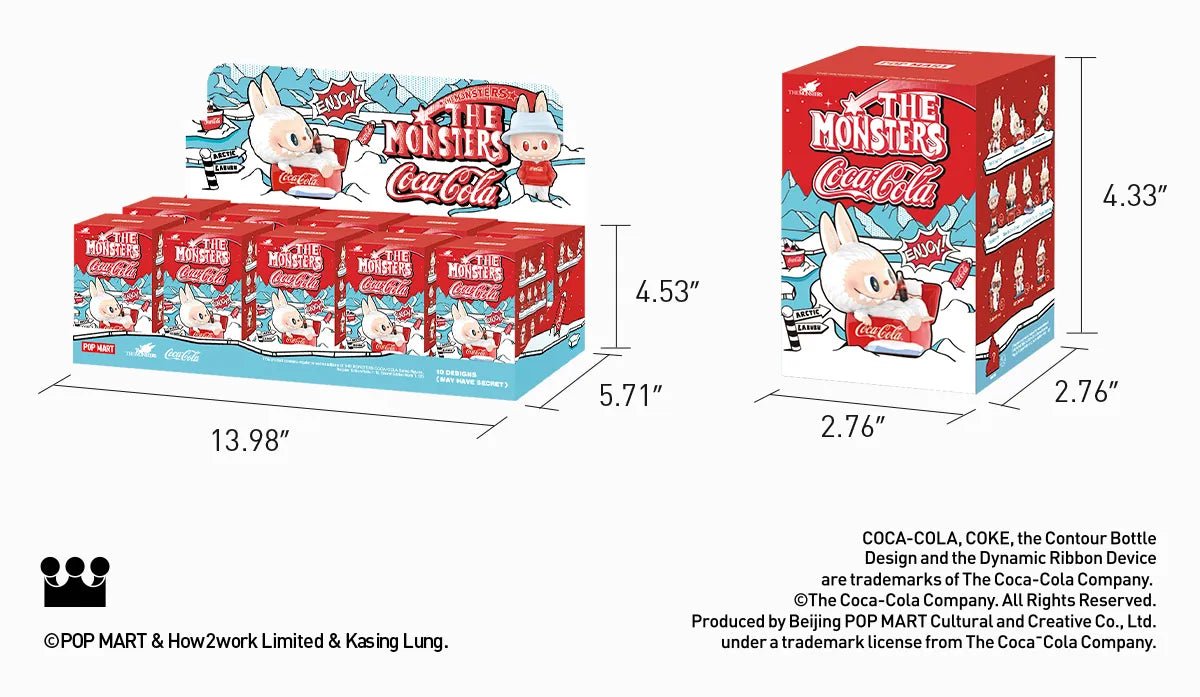 POP MART: THE MONSTERS Coca - Cola Series Figures - 1 Blind Box - DelsBricks Toys & CollectiblesBlind Box FigureDelsBricks Toys & CollectiblesShumi Toys & Gifts