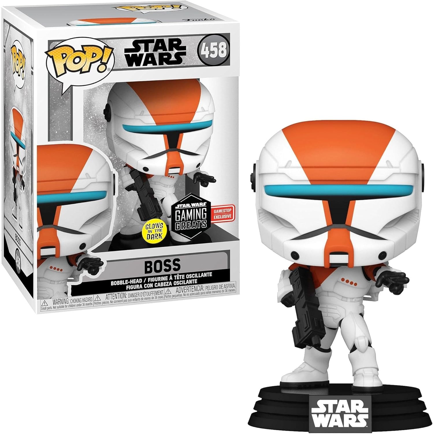 POP! Star Wars: Republic Commando - Boss (Glow) Vinyl Figure - DelsBricks Toys & CollectiblesDelsBricks Toys & CollectiblesRalphie's Funhouse
