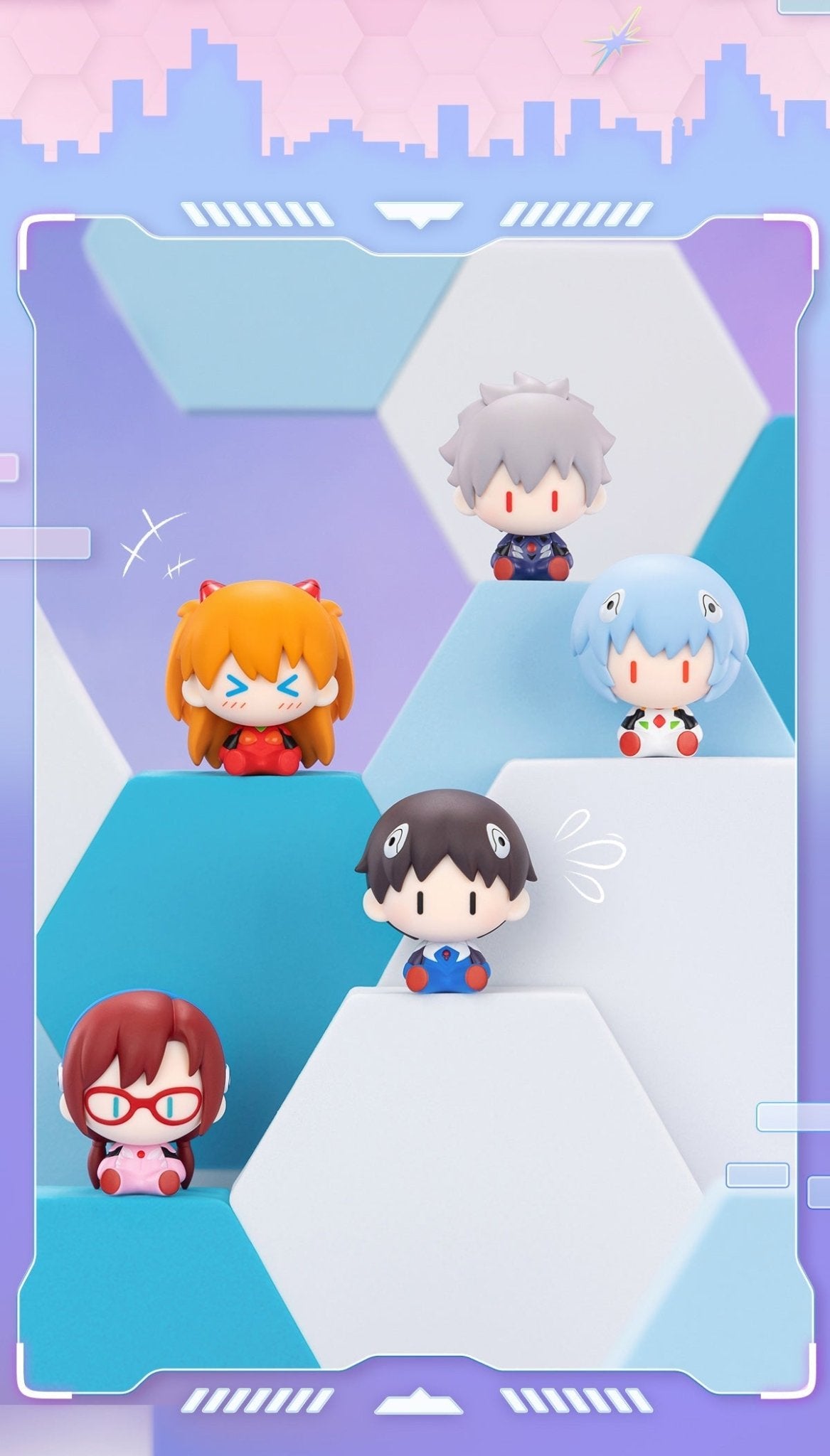 Popmart Evangelion Super Mini Figure Blind Box - DelsBricks Toys & CollectiblesFigureDelsBricks Toys & CollectiblesSuper Anime Store