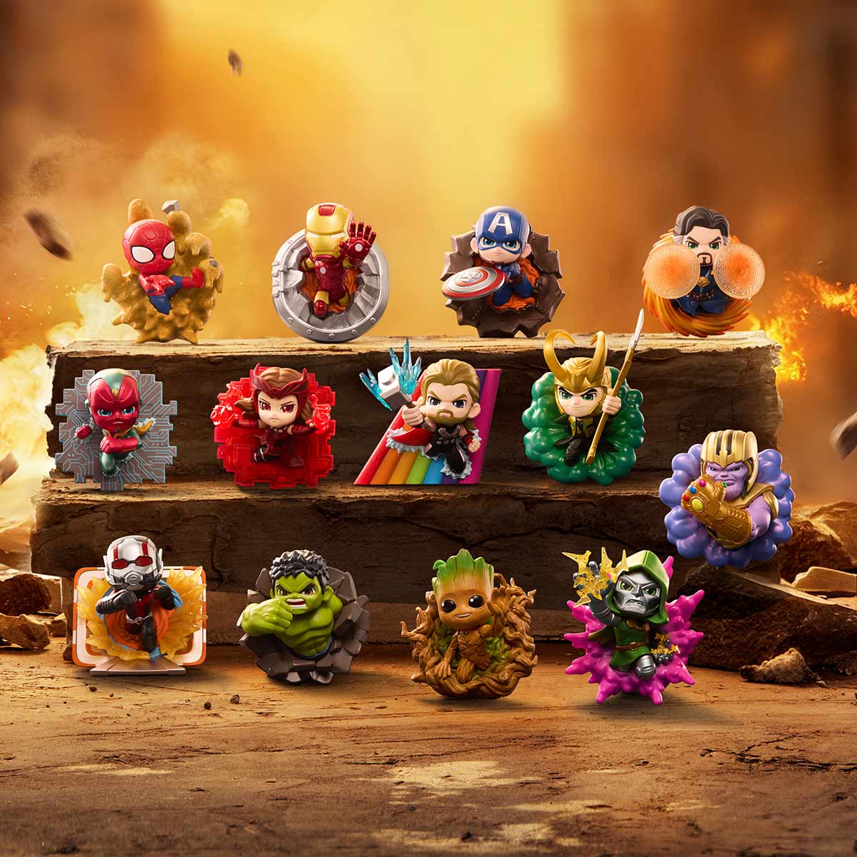 POPMART Marvel Across the Infinite Series Figures Blind Box - DelsBricks Toys & CollectiblesKeychainDelsBricks Toys & CollectiblesSuper Anime Store