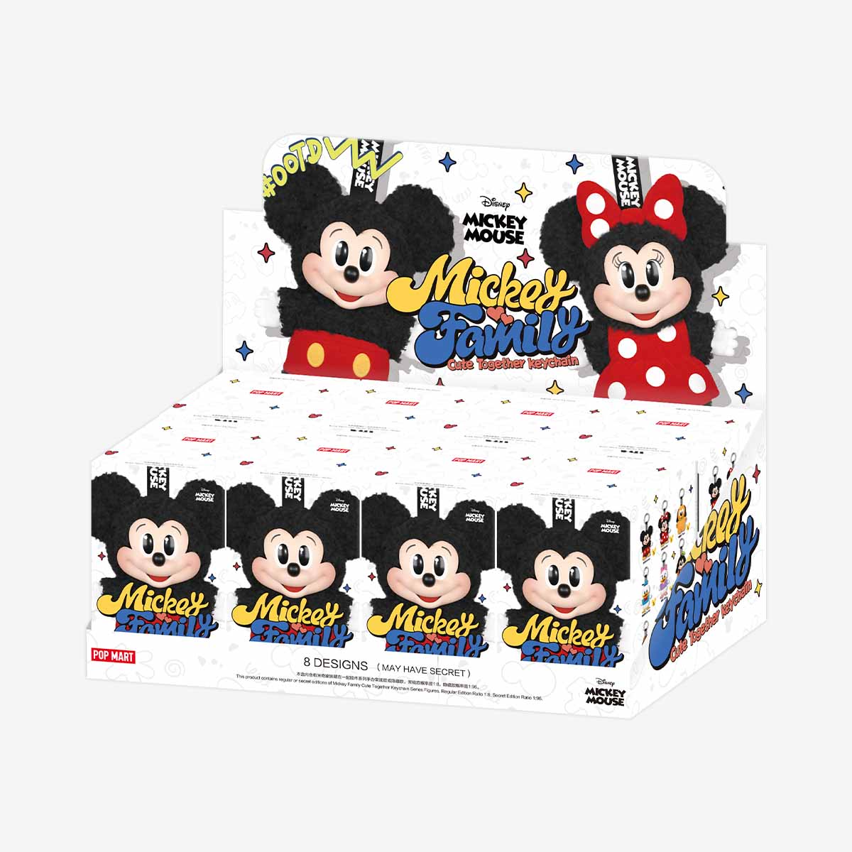 POPmart Mickey Mouse Family Cute Together Keychain Blind Box Figure - Disney Collectible - DelsBricks Toys & CollectiblesPlushDelsBricks Toys & CollectiblesSuper Anime Store