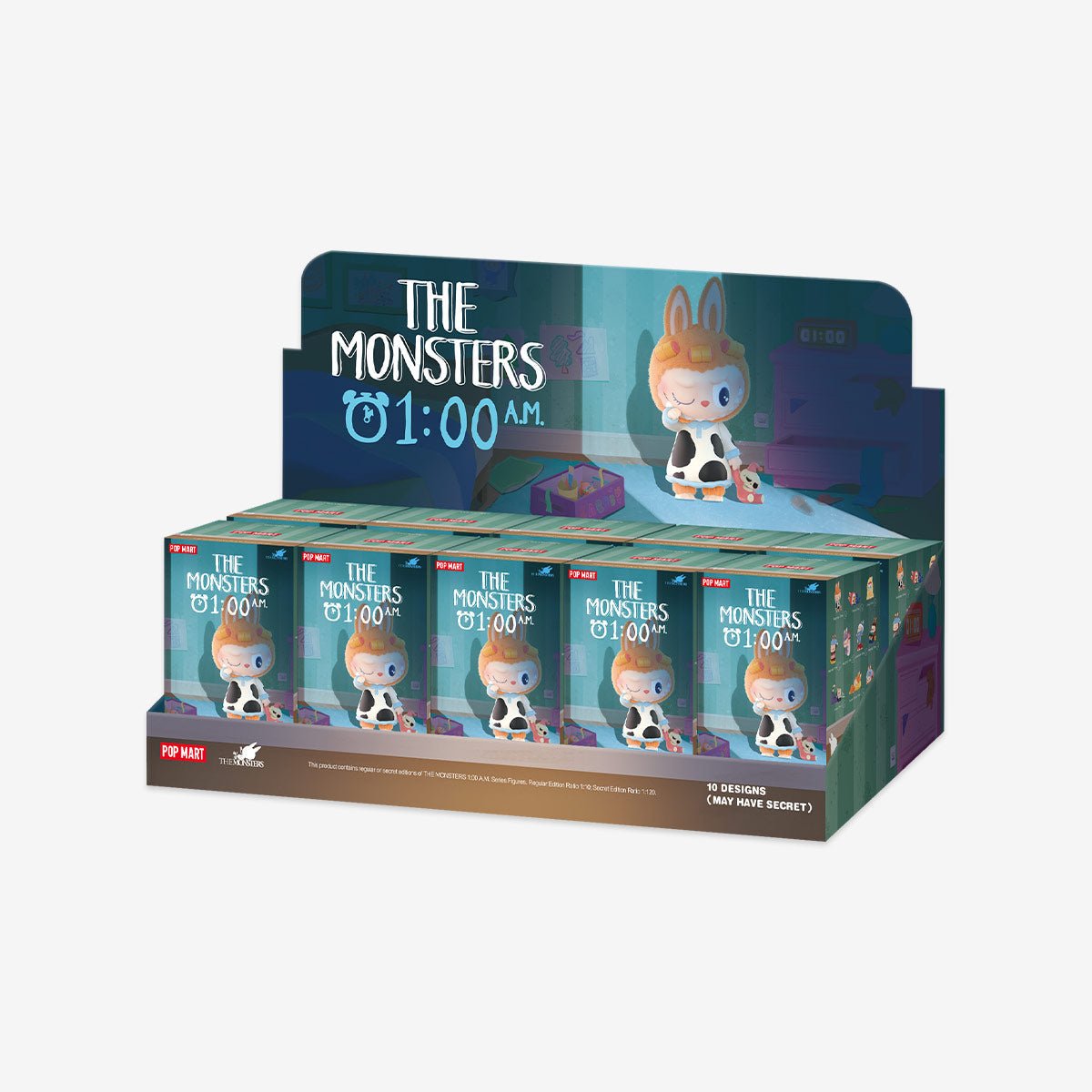 POPMART THE MONSTERS 1:00 A.M. Series Figures Blind Box (1 Blind Box) - DelsBricks Toys & CollectiblesFigureDelsBricks Toys & CollectiblesSuper Anime Store