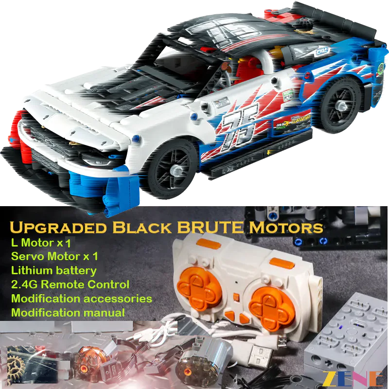 Power Functions Kit for NASCAR Next Gen Chevrolet Camaro ZL1 42153 - DelsBricks Toys & CollectiblesLEGO Technic Motorized Power Functions KitDelsBricks Toys & CollectiblesZENE