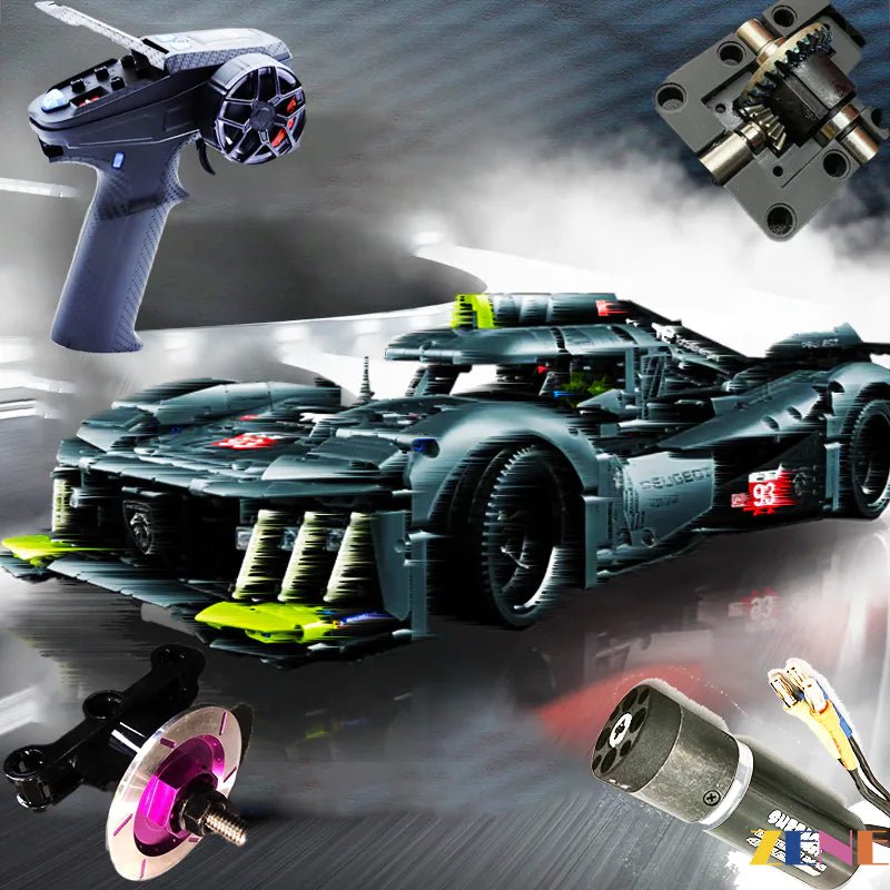 Power Functions Kit for PEUGEOT Hybrid Hypercar 42156 (High Performance) - DelsBricks Toys & CollectiblesLEGO Technic Motorized Power Functions KitDelsBricks Toys & CollectiblesZENE