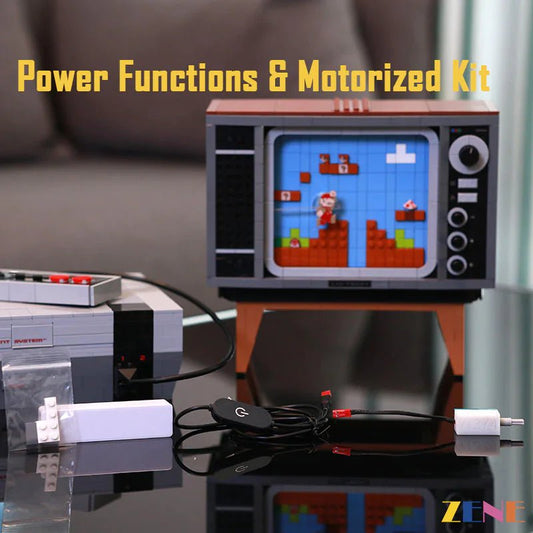 Power Functions Kit for Super Mario Nintendo Entertainment System 71374 Motorized - DelsBricks Toys & CollectiblesLEGO Technic Motorized Power Functions KitDelsBricks Toys & CollectiblesZENE