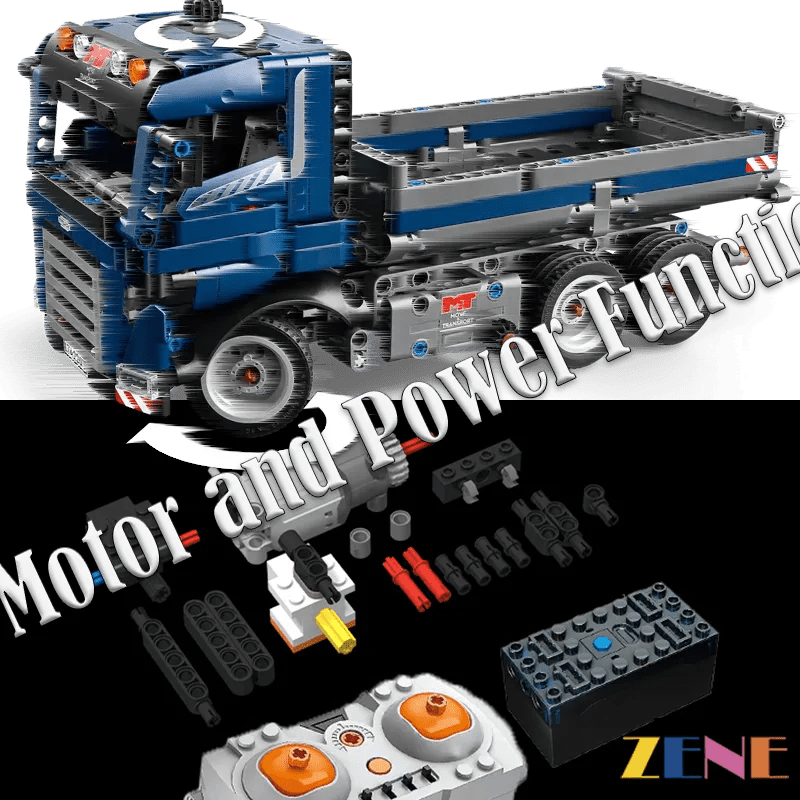 Power Functions Kit for Tipping Dump Truck 42203 - DelsBricks Toys & CollectiblesMOC Power FunctionsDelsBricks Toys & CollectiblesZENE