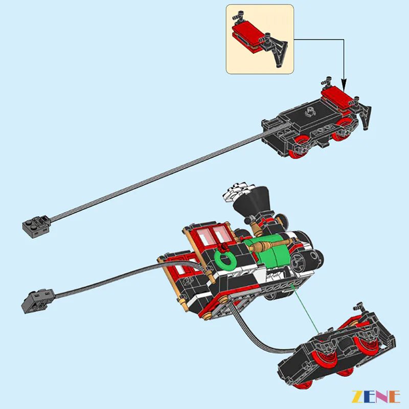 Power Functions Kit for Winter Holiday Train 10254 - DelsBricks Toys & CollectiblesLEGO Technic Motorized Power Functions KitDelsBricks Toys & CollectiblesZENE