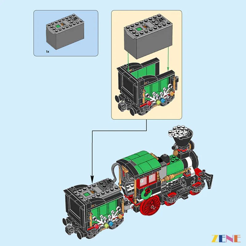 Power Functions Kit for Winter Holiday Train 10254 - DelsBricks Toys & CollectiblesLEGO Technic Motorized Power Functions KitDelsBricks Toys & CollectiblesZENE