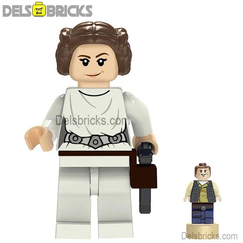 Princess Leia NEW Lego Star Wars Minifigures Custom Toys - DelsBricks MinifiguresLego Star Wars MinifiguresDelsBricks MinifiguresDelsbricks.com