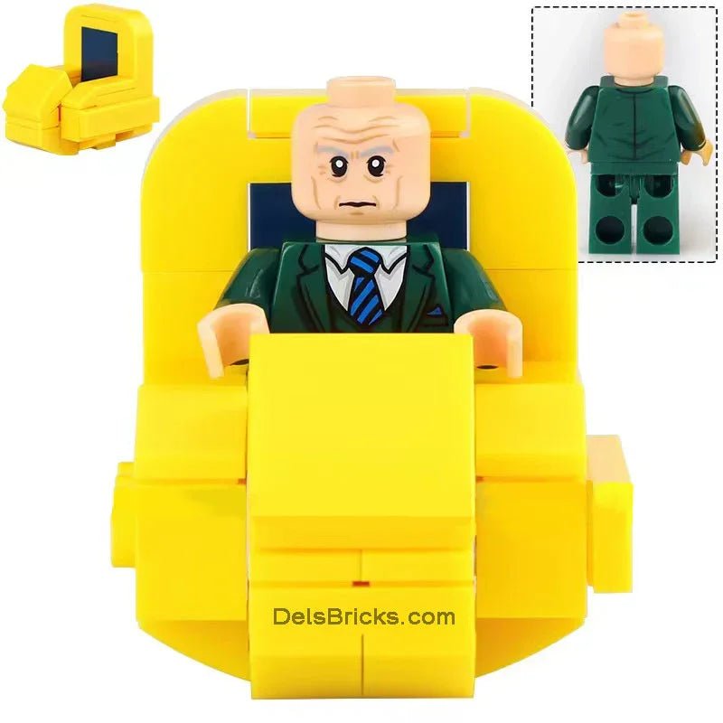 Professor Xavier From X - Men 97 Lego Minifigures Custom Toys - DelsBricks MinifiguresMinifiguresDelsBricks MinifiguresDelsbricks