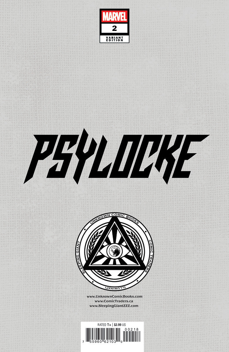 Psylocke 2 Unknown Comics Nathan Szerdy Exclusive Var (12/18/2024) - DelsBricks Toys & CollectiblesCOMIC BOOKDelsBricks Toys & CollectiblesUnknown Comic Books