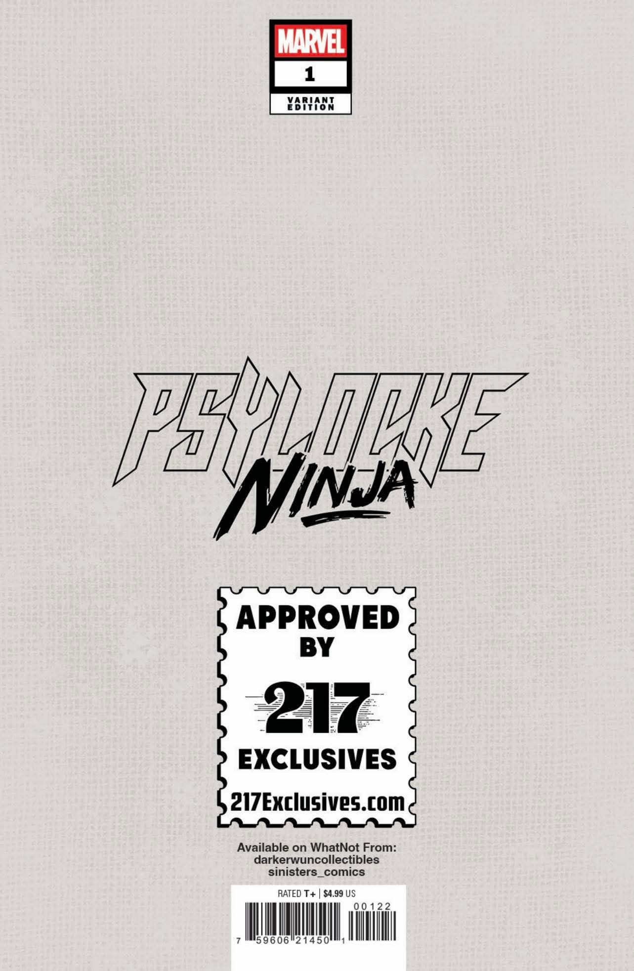 Psylocke: Ninja 1 Joseph Michael Lisner Exclusive Var (01/21/2026) - DelsBricks Toys & CollectiblesCOMIC BOOKDelsBricks Toys & CollectiblesUnknown Comic Books