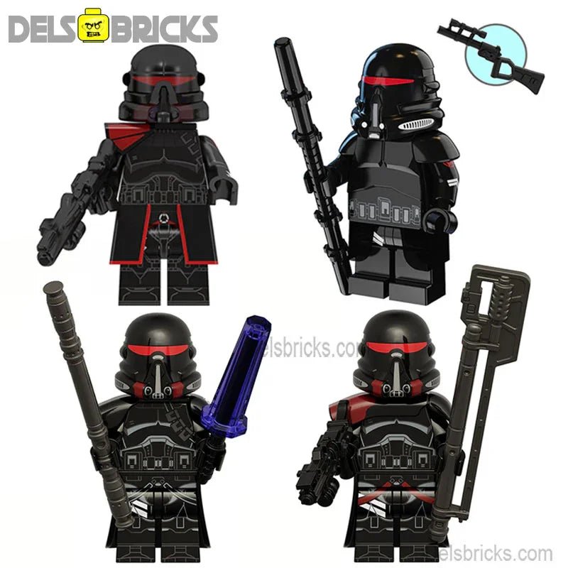 Purge Troopers Set of 4 Star Wars Lego Minifigures Custom Toys - DelsBricks MinifiguresLego Star Wars MinifiguresDelsBricks MinifiguresDelsbricks.com