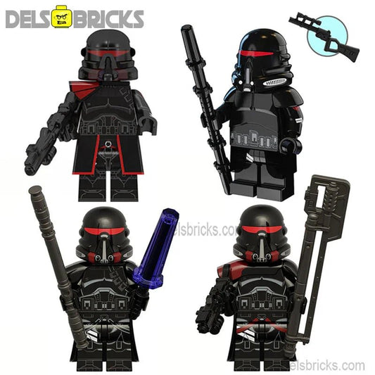 Purge Troopers Set of 4 Star Wars Lego Minifigures Custom Toys - DelsBricks MinifiguresLego Star Wars MinifiguresDelsBricks MinifiguresDelsbricks.com