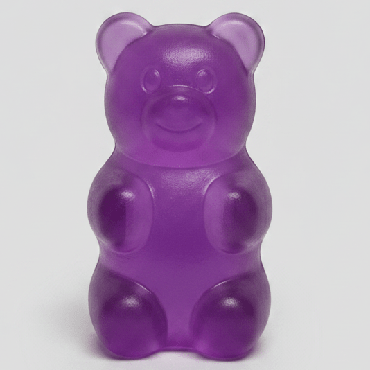 Purple Gummy Bear Squish (Slow - Rising Squish) - DelsBricks Toys & CollectiblesDelsBricks Toys & CollectiblesRalphie's Funhouse