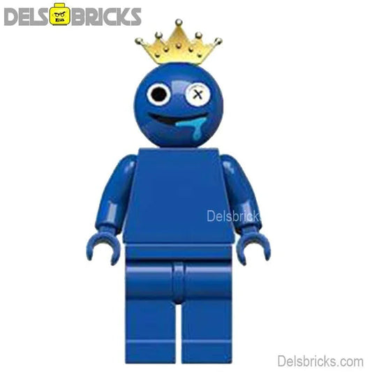 Rainbow Friends Blue Character Lego Minifigures Custom Toys - DelsBricks MinifiguresMinifiguresDelsBricks MinifiguresDelsbricks