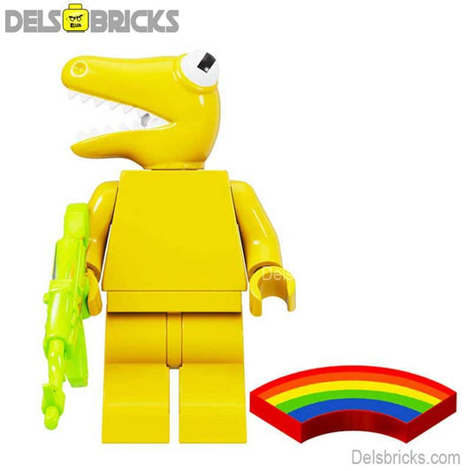 Rainbow Friends Yellow Lego Minifigures Custom Toys - DelsBricks MinifiguresMinifiguresDelsBricks MinifiguresDelsbricks
