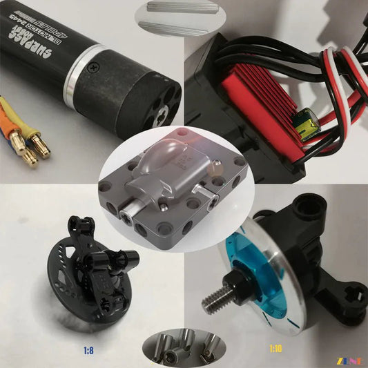 RC Customized High Performance Metal Accessories for Motorized Brushless Parts - DelsBricks Toys & CollectiblesLEGO Technic Motorized Power Functions Kit PartsDelsBricks Toys & CollectiblesZENE