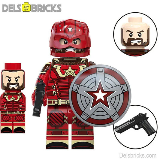 Red Guardian Thunderbolts Best Lego Minifigures Custom Toys NEW - DelsBricks MinifiguresMinifiguresDelsBricks MinifiguresDelsbricks