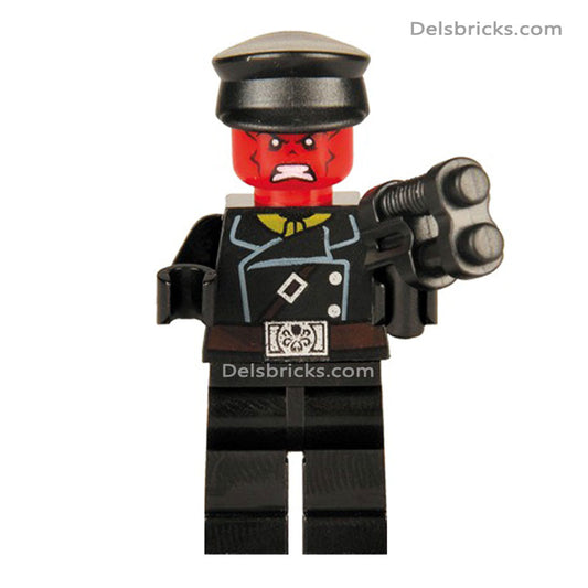 The Red Skull Minifigures Delsbricks   