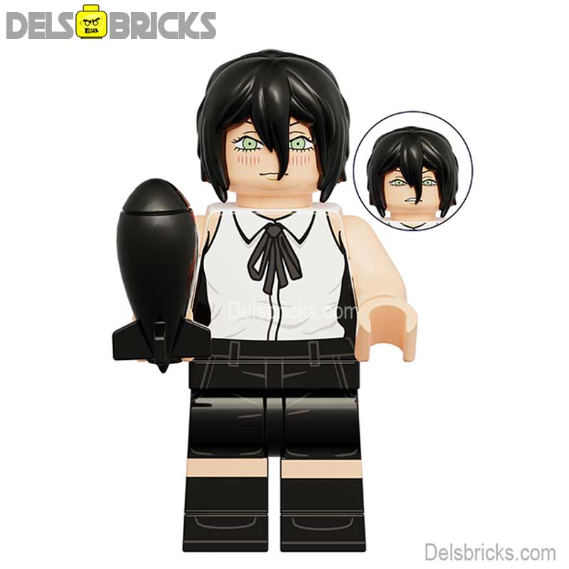 Lady Reze Bomb Girl from Chainsaw Man Lego Minifigures Anime toys