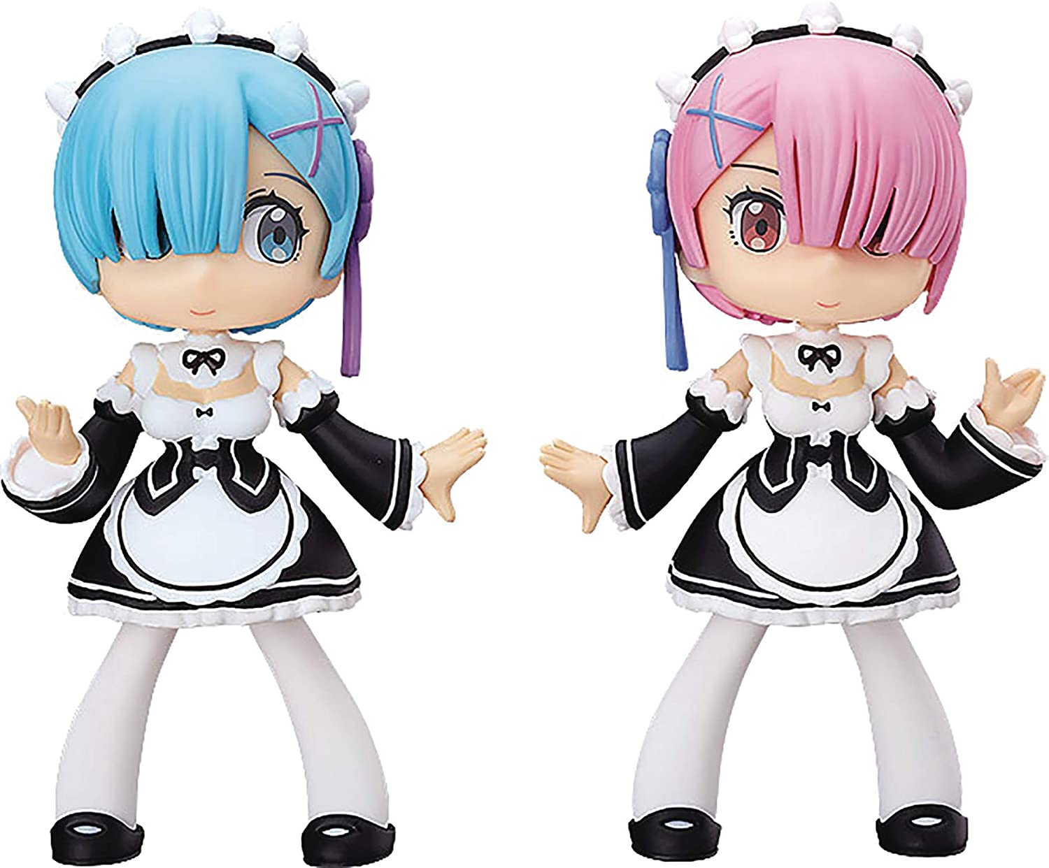 Re:Zero Yurumari Rem & Ram Soft Vinyl Figures Set - Fine Clover KADOKAWA - DelsBricks Toys & CollectiblesFiguresDelsBricks Toys & CollectiblesSuper Anime Store