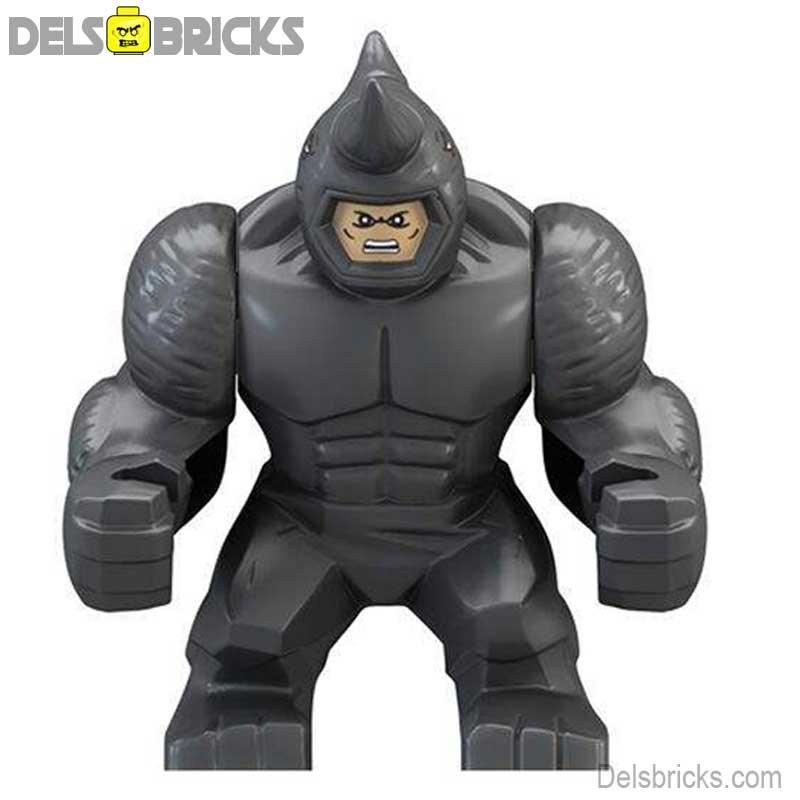 Toy Marvel Lego Big Figures Lego Minifigures Spider-Man Rhino Big