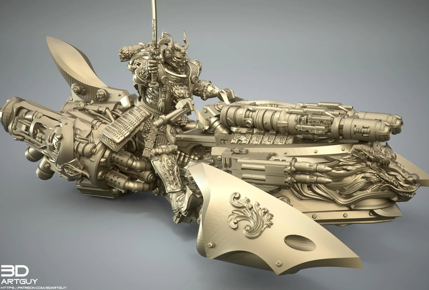 Rider by 3DArtGuy 32mm scale, 50mm or 100mm, Miniature War Gaming Figure - DelsBricks Toys & CollectiblesResin Printed MiniatureDelsBricks Toys & CollectiblesMega Diamonds & Schwartzreiter Mini Forge