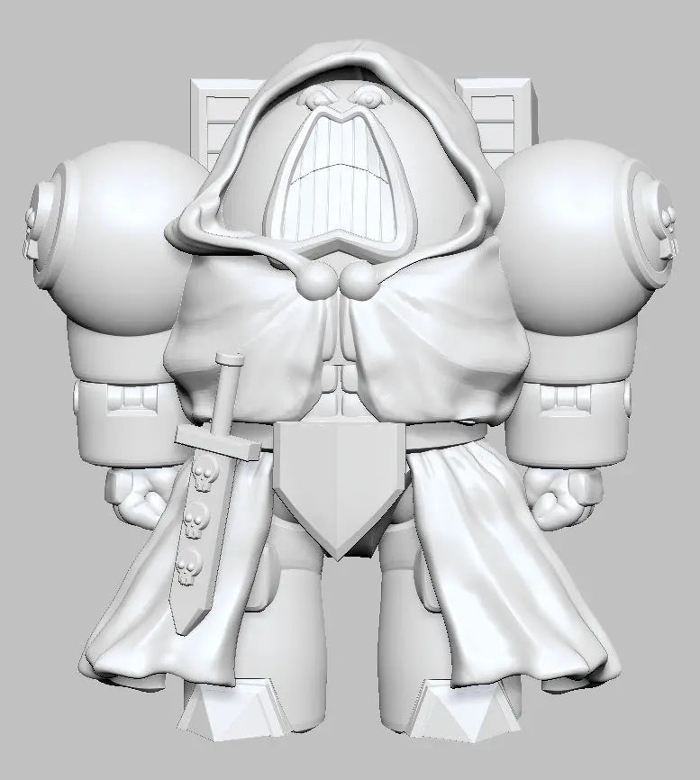 Robed Warrior (Psycho Warrior) by 3DArtGuy 32mm scale, 50mm, Miniature War Gaming Figure, Space King - DelsBricks Toys & CollectiblesResin Printed MiniatureDelsBricks Toys & CollectiblesMega Diamonds & Schwartzreiter Mini Forge