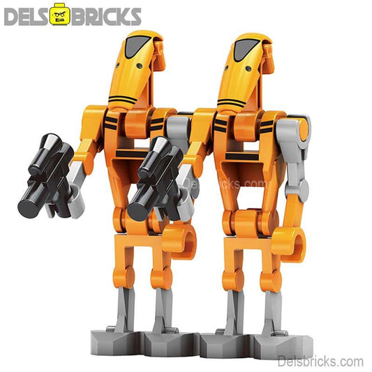 Rocket Battle Droids set of 2 Star Wars Lego Minifigures Custom Toys NEW - DelsBricks MinifiguresLego Star Wars MinifiguresDelsBricks MinifiguresDelsbricks.com