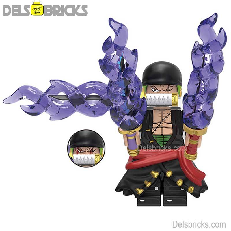 Roronoa Zoro from One Piece Lego Anime Minifigures Custom Toys set 6 - DelsBricks MinifiguresMinifiguresDelsBricks MinifiguresDelsbricks