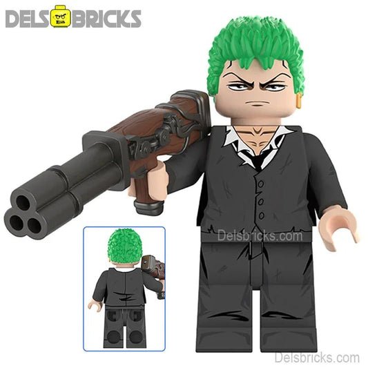 Roronoa Zoro One Piece Lego Anime Minifigures Custom Toys NEW 2 - DelsBricks MinifiguresMinifiguresDelsBricks MinifiguresDelsbricks