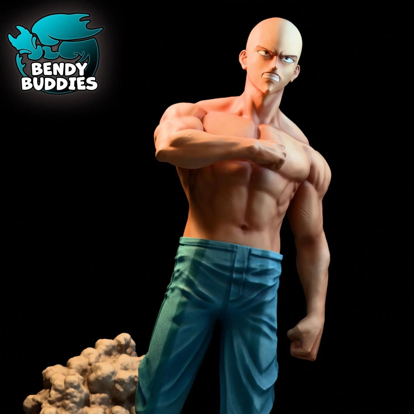 Saitama One - Punch Man (Fan Art), by BendyBuddies 3D Printed, Statue, Complete or Parts, Resin - DelsBricks Toys & CollectiblesResin Printed MiniatureDelsBricks Toys & CollectiblesMega Diamonds & Schwartzreiter Mini Forge