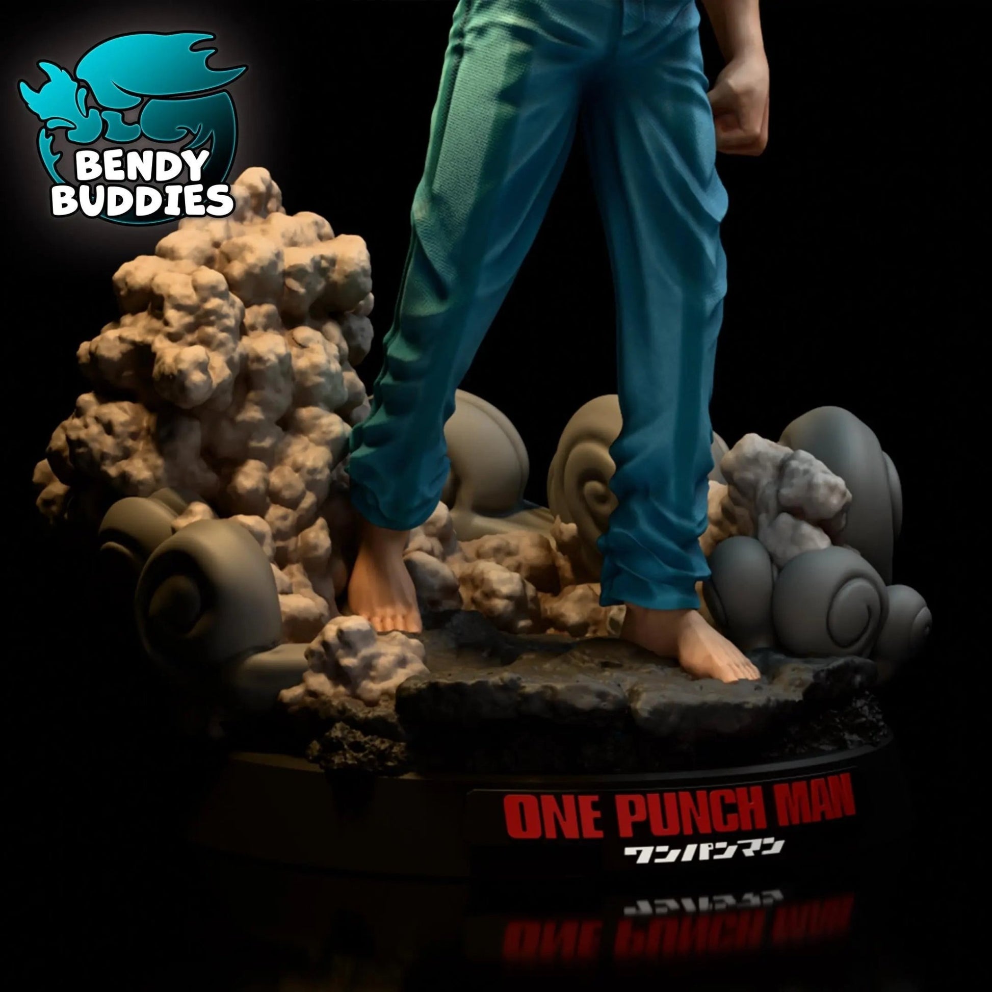 Saitama One - Punch Man (Fan Art), by BendyBuddies 3D Printed, Statue, Complete or Parts, Resin - DelsBricks Toys & CollectiblesResin Printed MiniatureDelsBricks Toys & CollectiblesMega Diamonds & Schwartzreiter Mini Forge