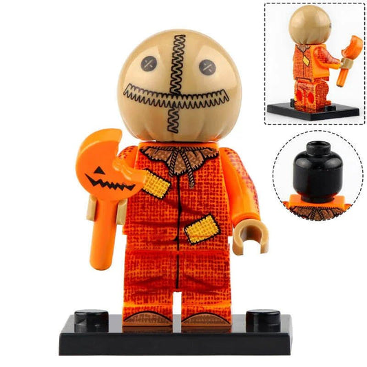 Sam Hain Trick r Treat Lego Minifigures Custom Horror Toys - DelsBricks MinifiguresLego Horror MinifiguresDelsBricks MinifiguresDelsbricks.com