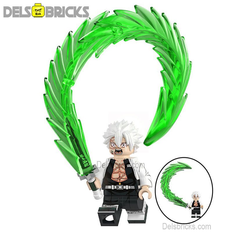 Sanemi Shinzugawa Demon Slayer Anime Lego Minifigures Custom Toys - DelsBricks MinifiguresMinifiguresDelsBricks MinifiguresDelsbricks
