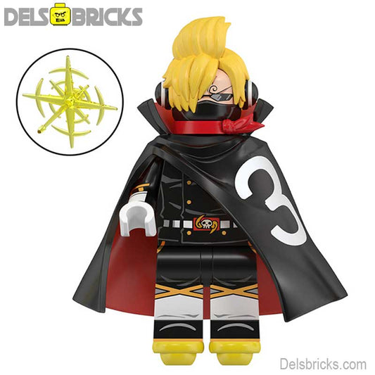 Sanji from One Piece Lego Anime Minifigures Custom Toys 3 - DelsBricks MinifiguresMinifiguresDelsBricks MinifiguresDelsbricks