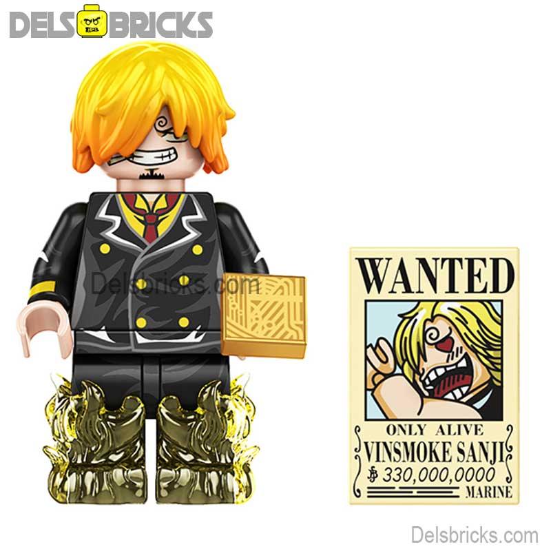 Sanji from One Piece Lego Anime Minifigures set5 - DelsBricks MinifiguresMinifiguresDelsBricks MinifiguresDelsbricks