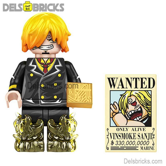 Sanji from One Piece Lego Anime Minifigures set5 - DelsBricks MinifiguresMinifiguresDelsBricks MinifiguresDelsbricks