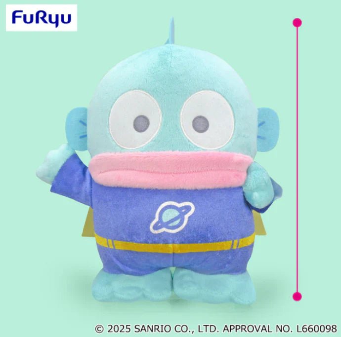 Sanrio Hangyodon Anniversary Hero Costume Plush 13.8" - Limited Edition Big Plush Toy - DelsBricks Toys & CollectiblesFigureDelsBricks Toys & CollectiblesSuper Anime Store