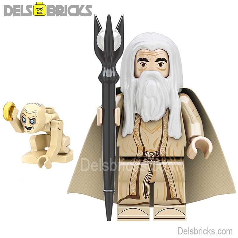 Saruman Lord of The Rings Lego Minifigures Custom Toys - DelsBricks MinifiguresMinifiguresDelsBricks MinifiguresDelsbricks