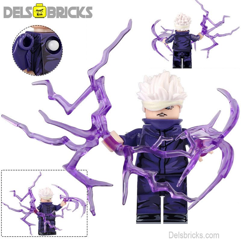 satoru Gojo Jujutsu kaisen Lego Anime Minifigures Custom Toys 3 - DelsBricks MinifiguresMinifiguresDelsBricks MinifiguresDelsbricks