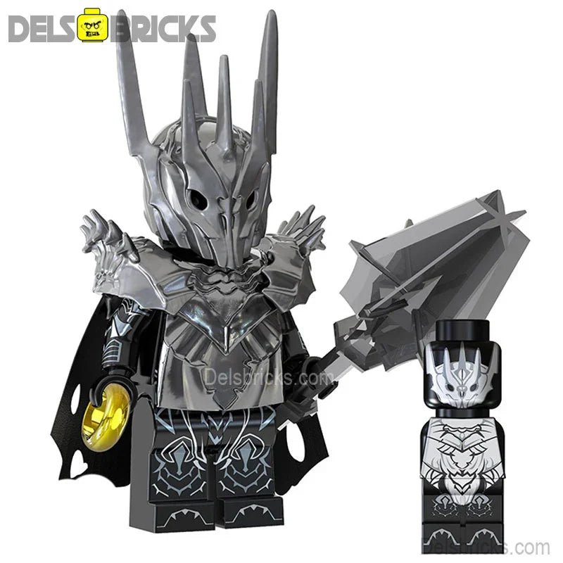 Sauron Lord of The Rings Lego Minifigures Custom Toys New - DelsBricks MinifiguresMinifiguresDelsBricks MinifiguresDelsbricks