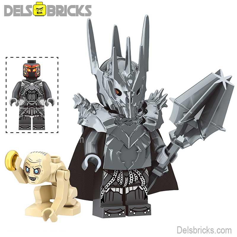 Sauron Lord of The Rings Lego Minifigures Custom Toys - DelsBricks MinifiguresMinifiguresDelsBricks MinifiguresDelsbricks
