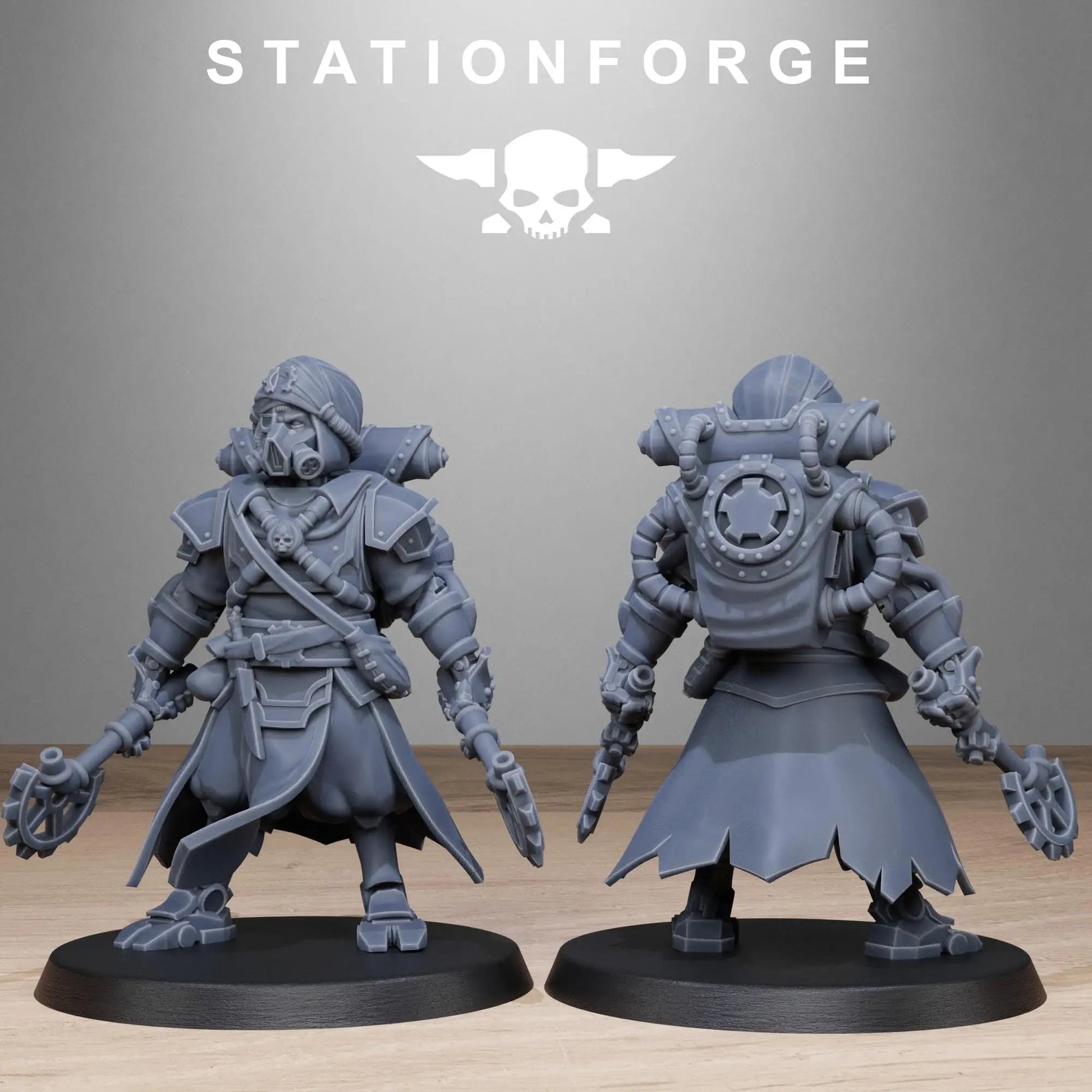 Scavanger Scorchers by Station Forge 28mm Heroic Scale Miniature, 32mm tall, 10 Units, Proxy, Grimdark, Sci - Fi, OPR, Guard, Chaos - DelsBricks Toys & CollectiblesResin Printed MiniatureDelsBricks Toys & CollectiblesMega Diamonds & Schwartzreiter Mini Forge