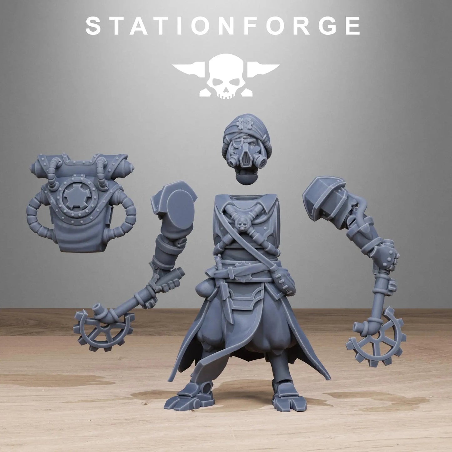 Scavanger Scorchers by Station Forge 28mm Heroic Scale Miniature, 32mm tall, 10 Units, Proxy, Grimdark, Sci - Fi, OPR, Guard, Chaos - DelsBricks Toys & CollectiblesResin Printed MiniatureDelsBricks Toys & CollectiblesMega Diamonds & Schwartzreiter Mini Forge